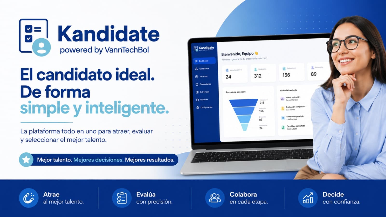 Imagen principal de la demo de Kandidate