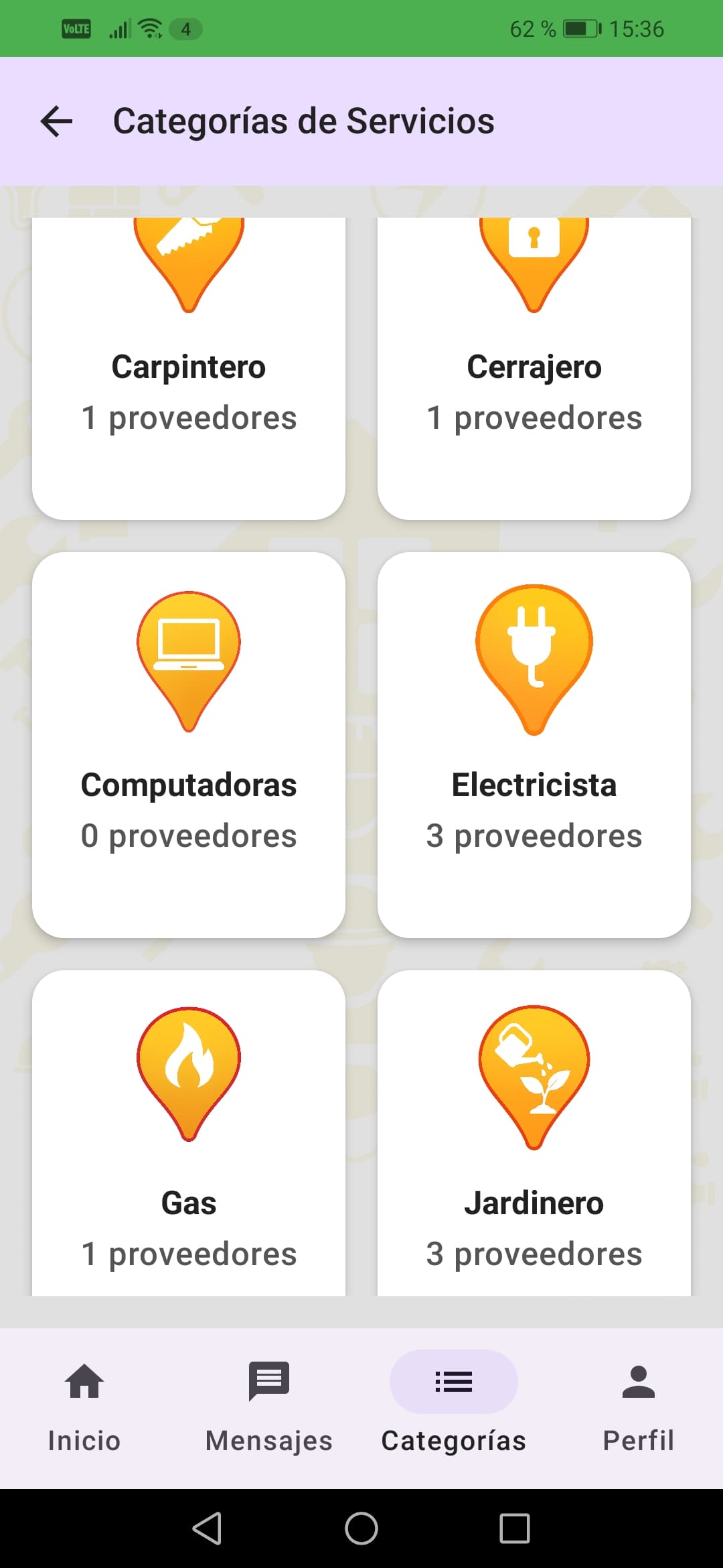 Varios servicios que se actualizan